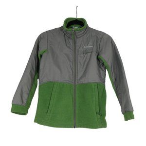 Columbia youth Steens Mountain overlay fleece full zip jacket M‎